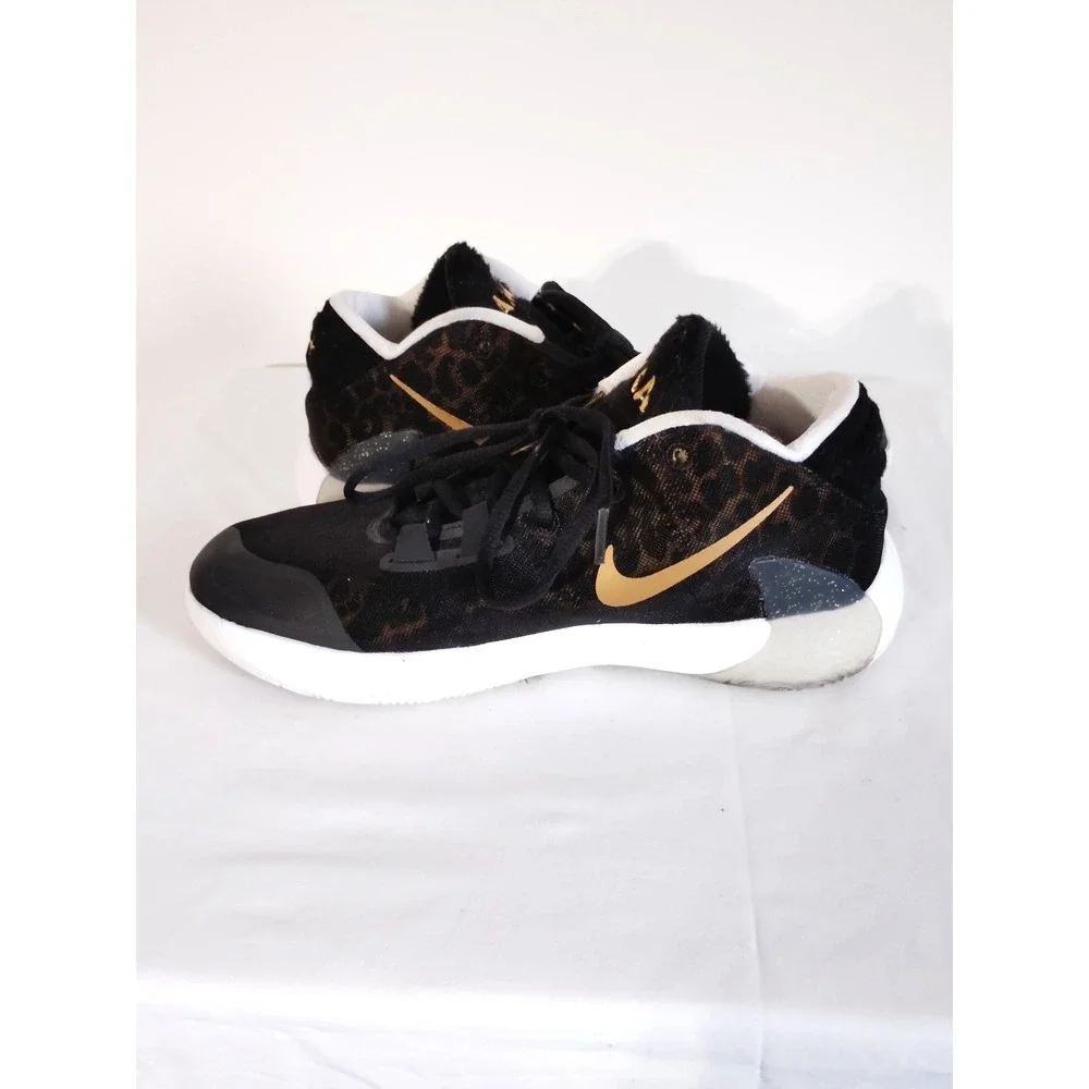 Nike Zoom Freak 1 Coming to America Youth 6Y BQ5633‑900 Black Gold Leopard Shoes
